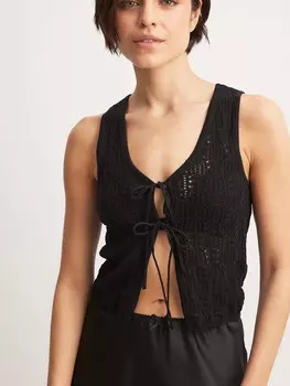 Жилет NA-KD Vest, черный