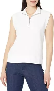 Жилет на молнии 1/2 из френч-терри Mod-o-doc, белый