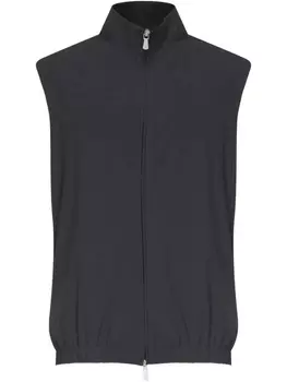 Жилет на молнии Eleventy, синий