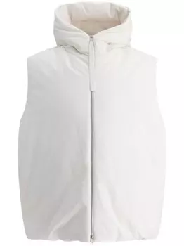 Жилет на молнии Jil Sander, белый