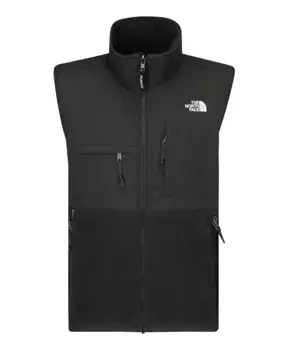 Жилет на молнии с вышитым логотипом The North Face, черный