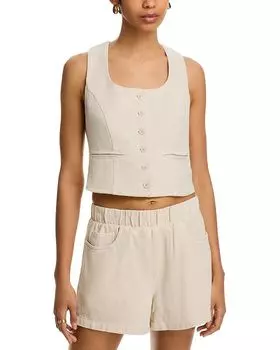 Жилет на пуговицах BLANKNYC, белый