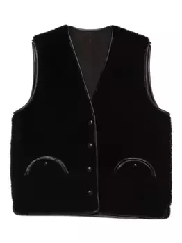 Жилет на пуговицах Blaz Milano, коричневый