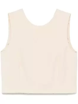 Жилет на пуговицах Federica Tosi, нейтральный цвет