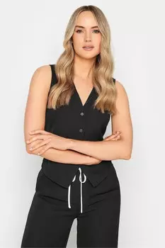 Жилет на пуговицах Long Tall Sally, черный