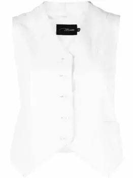 Жилет на пуговицах Manokhi, белый