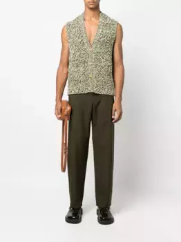 Жилет на пуговицах Nanushka, желтый