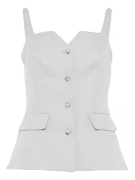 Жилет на пуговицах RAME, серый