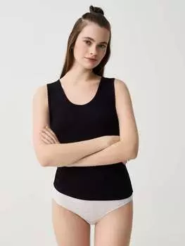 Жилет на широких бретелях Ovs, цвет black