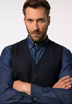 Жилет NADELSTREIFEN JP1880, темно-синий