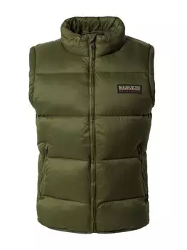 Жилет Napapijri SUOMI, оливковый/пастельный зеленый