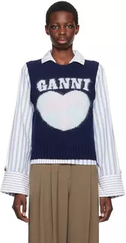 Жилет Navy Heart GANNI