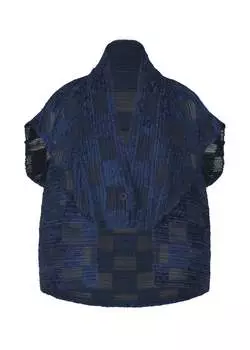 Жилет nebula Pleats Please Issey Miyake, синий