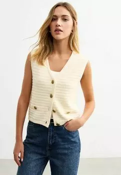 Жилет New Look, бежевый