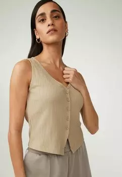 Жилет Next, бежевый