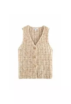 Жилет Next, бежевый