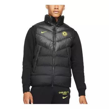 Жилет Nike Logo Classic Chelsea Down Jacket 'Black', черный
