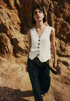 Жилет NOUHA EDITED, белый