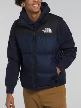 Жилет Nuptse 1996 года в стиле ретро – мужской The North Face, синий