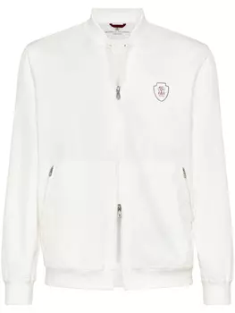 Жилет Nylon Brunello Cucinelli, белый
