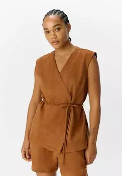 Жилет Object, светло-коричневый