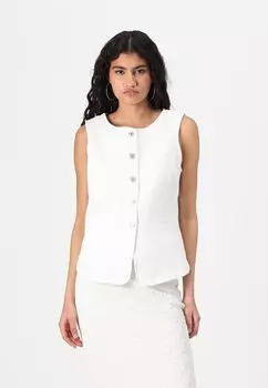 Жилет ONLGIULINA BUTTON WAISTCOAT ONLY, цвет White Denim
