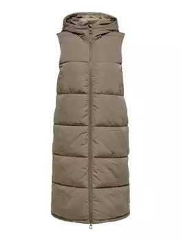 Жилет Only Alina, серо-коричневый