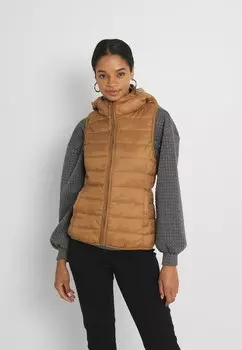 Жилет ONLY, коричневый