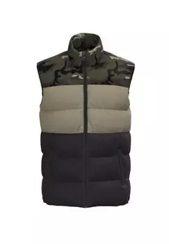 Жилет ONLY & SONS, цвет Olive Night-Camo-Twill-Black