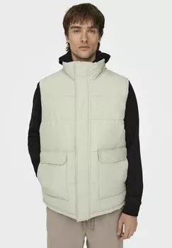 Жилет Only & Sons, цвет silver lining