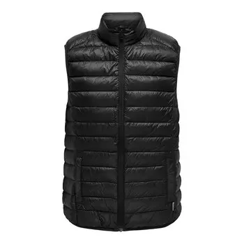 Жилет Only & Sons Gavin Light Down Vest, черный