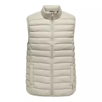 Жилет Only & Sons Gavin Light Down Vest, бежевый