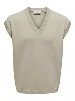 Жилет Only & Sons ONSLusim, бежевый