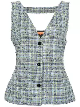 Жилет Orly в клетку Stine Goya, синий