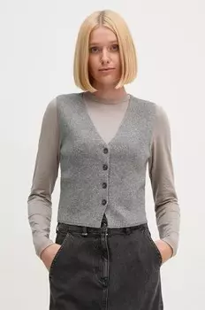 Жилет OUI с добавлением шерсти, серый