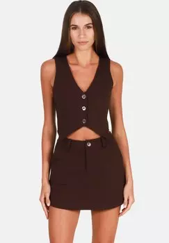 Жилет OW Collection НАТАЛИ, коричневый