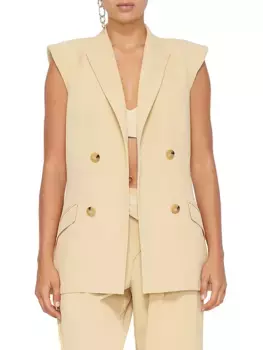 Жилет оверсайз Нори Simkhai, цвет dried pineapple