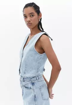 Жилет OXXO, светло-голубой деним
