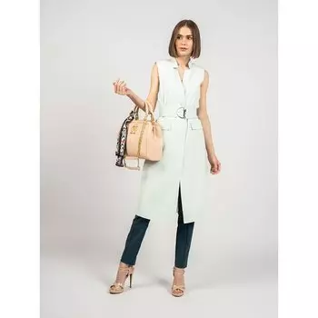 Жилет Patrizia Pepe Long, зеленый