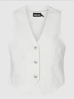 Жилет PCSKY VEST Pieces, белый