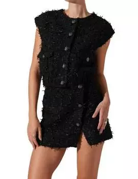 Жилет Pedrine черного цвета ASTR