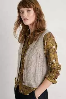 Жилет Pendouer в другом цвете Seasalt Cornwall, бежевый