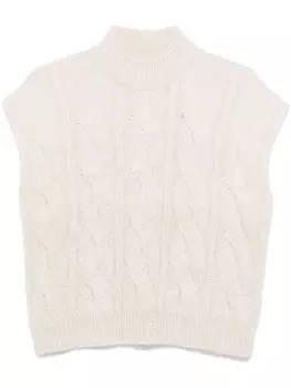 Жилет Peserico, украшенный пайетками, серый