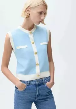 Жилет PIA Mango, бирюзовый