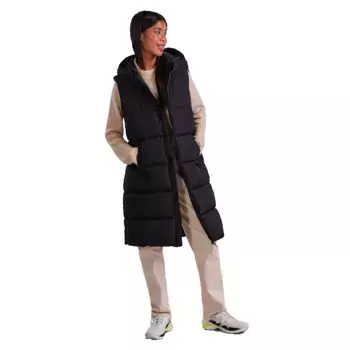 Жилет Pieces Bee New Long, черный