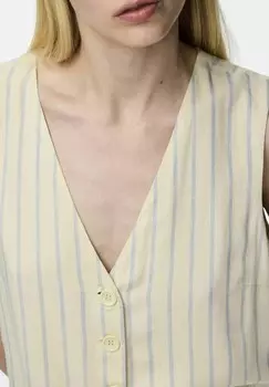 Жилет Pieces, бежевый