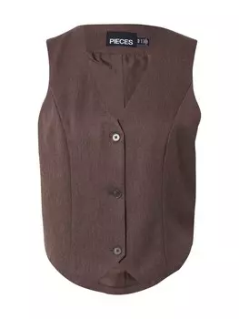 Жилет PIECES PCLAZZY, коричневый