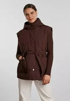 Жилет Pieces PCNIDONE, цвет chicory coffee
