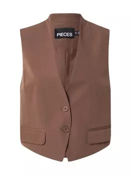Жилет PIECES PCNimora, коричневый
