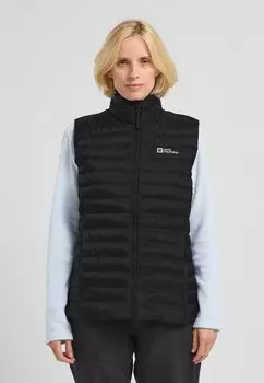 Жилет PILVI Jack Wolfskin, черный